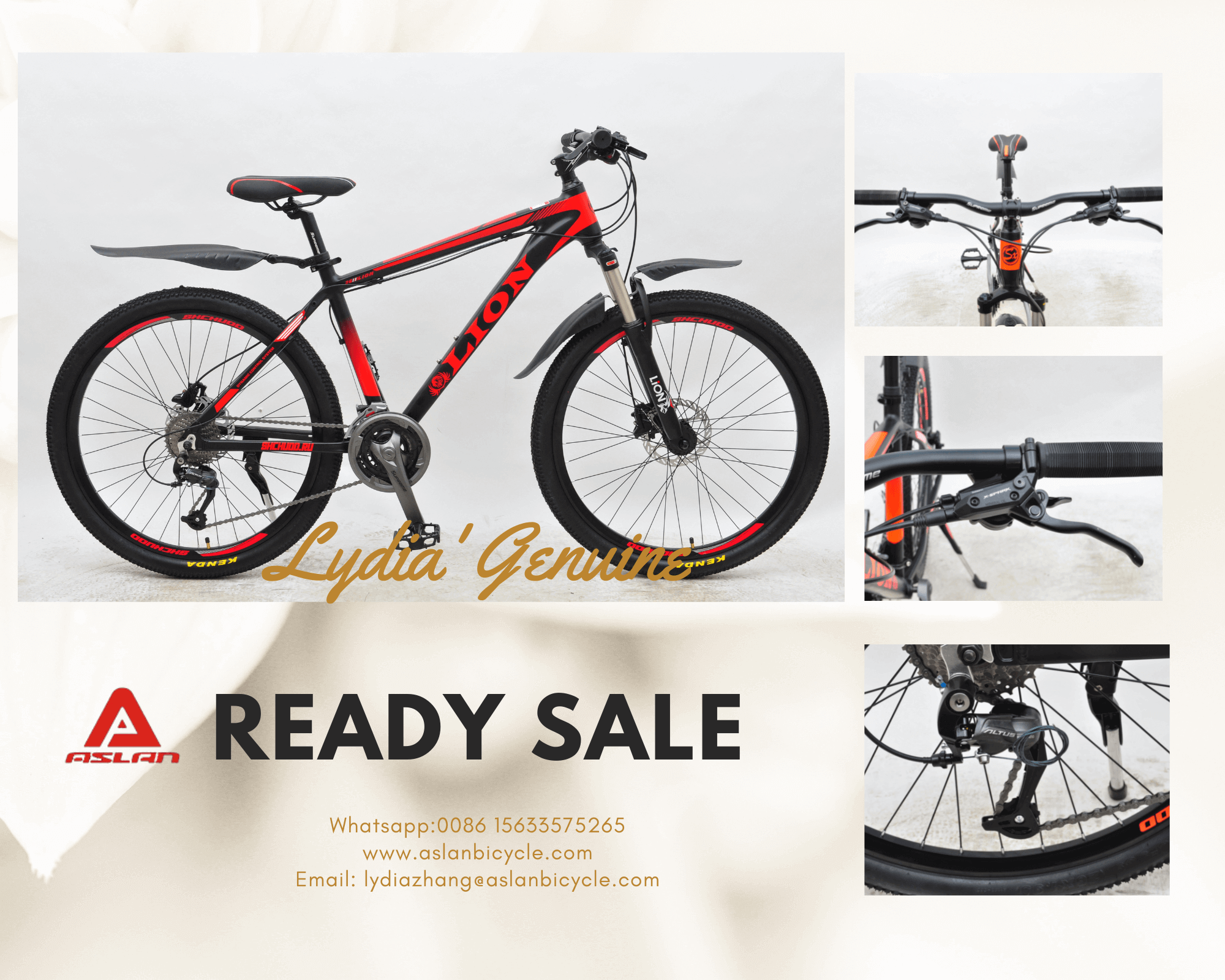 26" mountain bicycle 21speed Lion brand