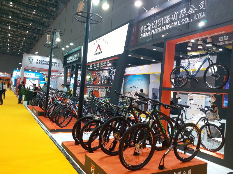 shanghai bicycle international show exhibition, our booth pic